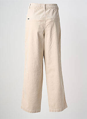 Pantalon large fermeture zippée sous rabat boutonné taille normale beige STREET ONE femme