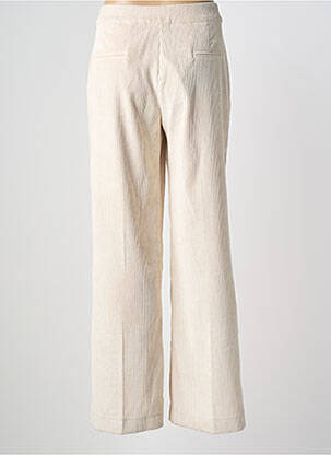 Pantalon large poches taille normale beige SIGNE NATURE femme