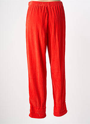 Pantalon large poches taille normale rouge AMERICAN VINTAGE femme
