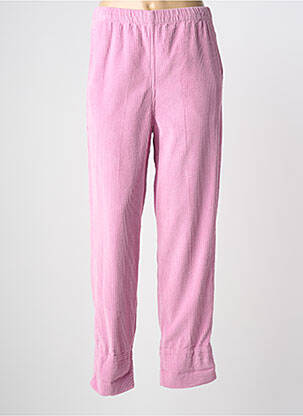 Pantalon large taille normale taille normale violet AMERICAN VINTAGE femme