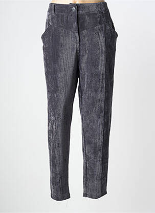 Pantalon droit stretch taille normale gris PAKO LITTO femme