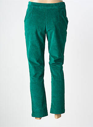 Pantalon slim stretch taille normale vert LA FEE MARABOUTEE femme