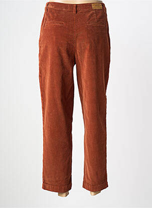 Pantalon droit stretch taille normale marron MKT STUDIO femme