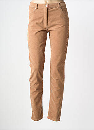 Pantalon slim stretch taille normale marron BETTY BARCLAY femme