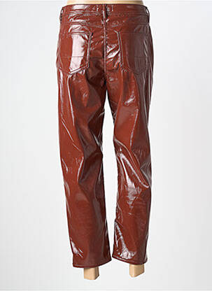 Pantalon 7/8 stretch taille normale rouge HOD femme