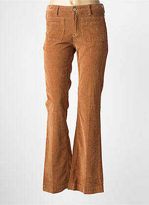 Pantalon flare stretch taille normale marron MKT STUDIO femme