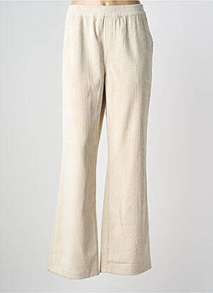 Pantalon large taille normale taille normale beige MKT STUDIO femme