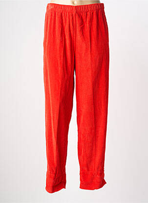 Pantalon large taille normale taille normale rouge AMERICAN VINTAGE femme