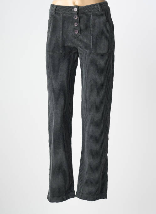 Pantalon droit taille normale taille normale vert DROLATIC femme