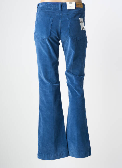 Pantalon flare stretch taille normale bleu MKT STUDIO femme