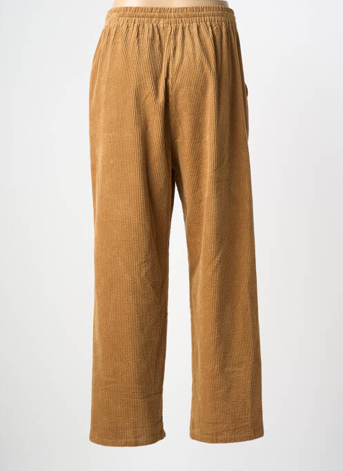 Pantalon large taille normale taille normale marron GRACE & MILA femme