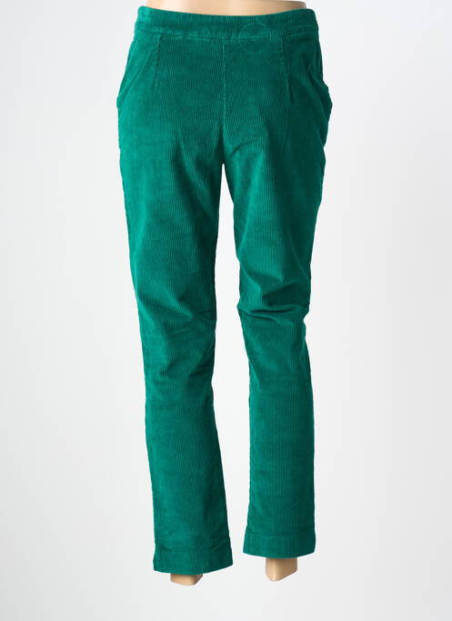 Pantalon slim stretch taille normale vert LA FEE MARABOUTEE femme