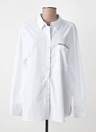 Chemisier coupe droite manches longues blanc BETTY BARCLAY femme