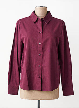Chemisier coupe droite manches longues violet STREET ONE femme