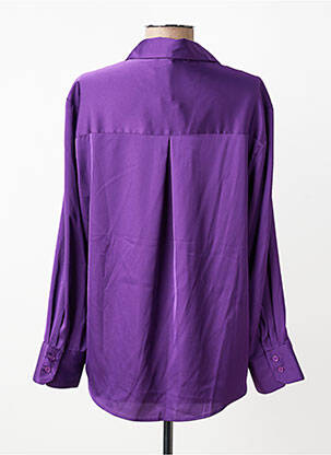 Chemisier coupe droite manches longues violet GERARD DAREL femme