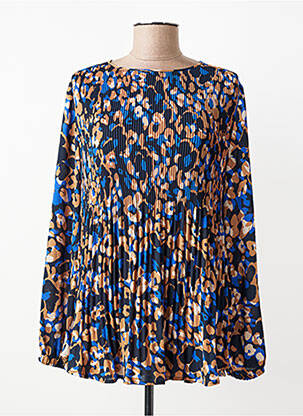 Blouse imprimé fantaisie manches longues bleu BETTY BARCLAY femme