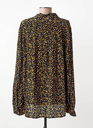 Chemisier imprimé fantaisie manches longues noir SCOTCH & SODA femme