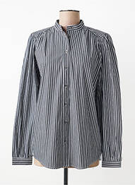 Chemisier coupe droite manches longues gris ARTLOVE femme