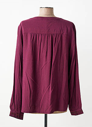 Chemisier coupe droite manches longues violet STREET ONE femme