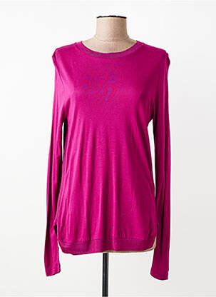 T-shirt manches longues manches longues violet LA FEE MARABOUTEE femme