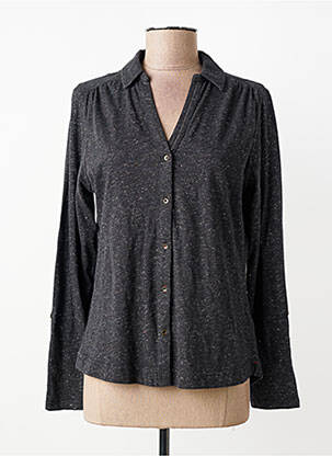 Chemisier coupe cintrée manches longues gris WHITE STUFF femme
