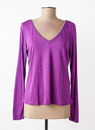 T-shirt manches longues manches longues violet VILA femme