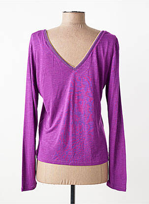 T-shirt manches longues manches longues violet VILA femme