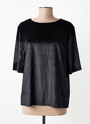 T-shirt coupe droite manches courtes noir STREET ONE femme