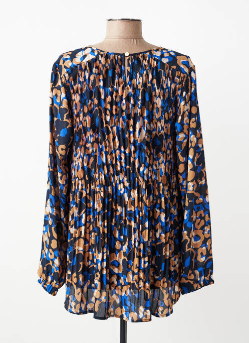 Blouse imprimé fantaisie manches longues bleu BETTY BARCLAY femme