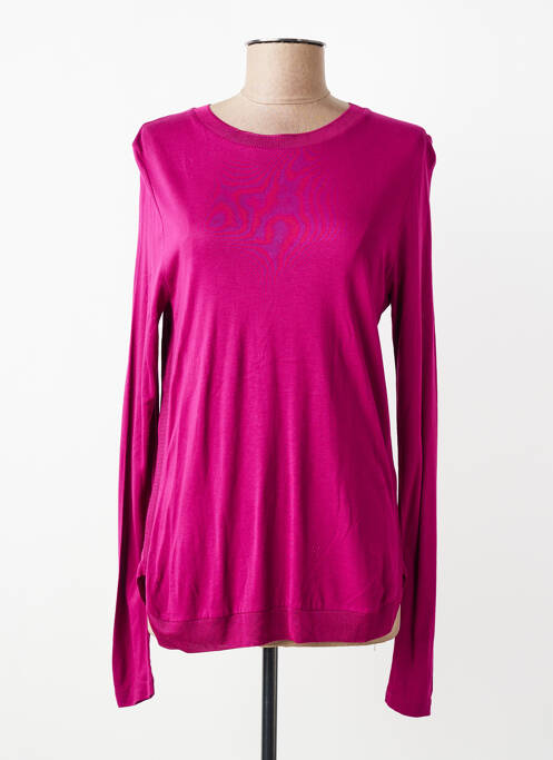 T-shirt manches longues manches longues violet LA FEE MARABOUTEE femme