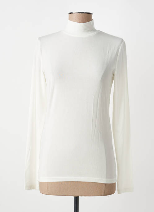 T-shirt manches longues manches longues blanc SELECTED femme