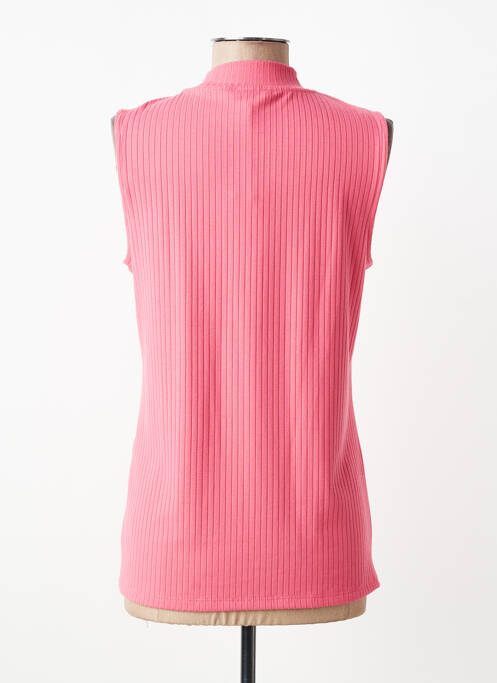 Top stretch sans manche rose STREET ONE femme