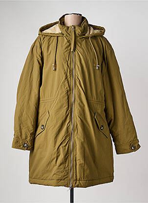 Doudoune poches a capuche vert B.YOUNG femme