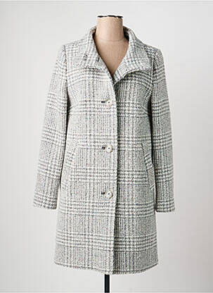 Manteau long coupe cintrée sans capuche gris BETTY BARCLAY femme