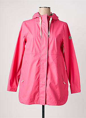 Imperméable manches longues a capuche rose TANTÄ femme