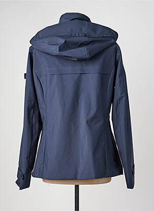 Coupe-vent finition intérieure doublée a capuche bleu BETTY BARCLAY femme