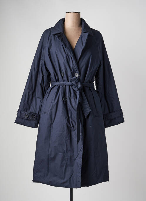 Doudoune poches sans capuche bleu ICHI femme
