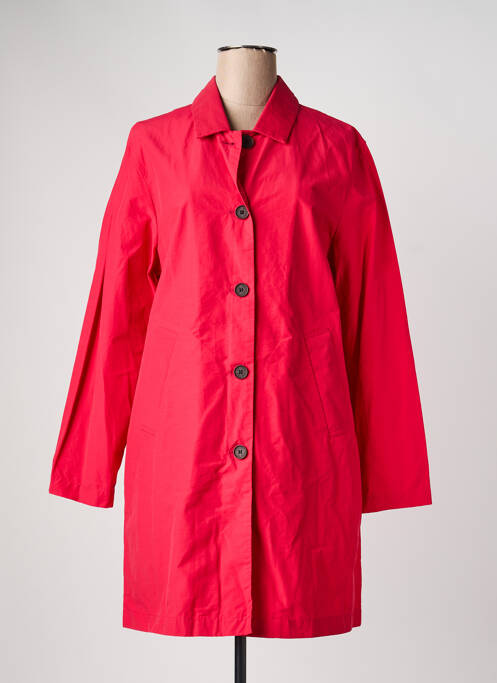 Trench poches sans capuche rouge NICE THINGS femme