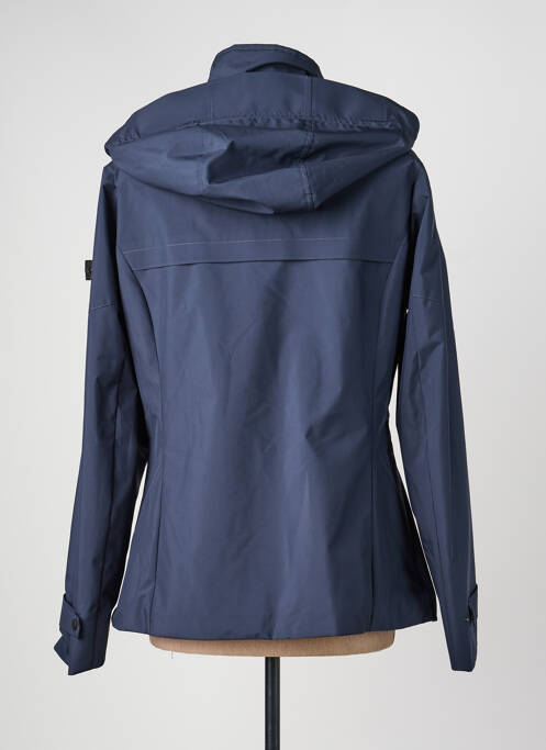 Coupe-vent finition intérieure doublée a capuche bleu BETTY BARCLAY femme