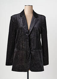 Blazer coupe cintrée noir ICHI femme