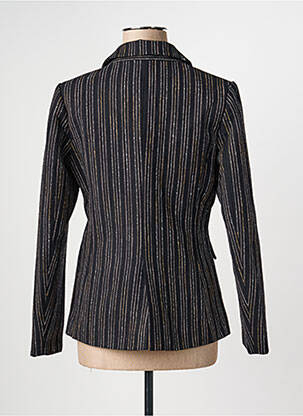 Veste casual col tailleur noir ORFEO femme