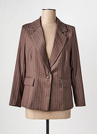 Blazer coupe cintrée marron PAKO LITTO femme