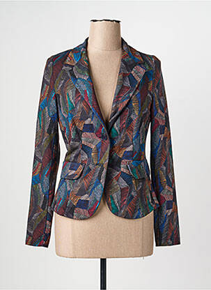 Blazer coupe cintrée bleu PAKO LITTO femme