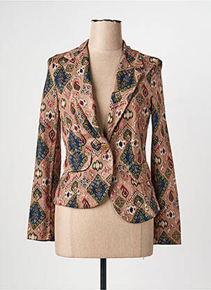 Blazer coupe cintrée marron PAKO LITTO femme