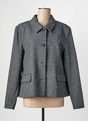 Veste casual coupe droite gris ICHI femme