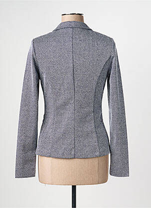 Blazer coupe cintrée bleu ICHI femme