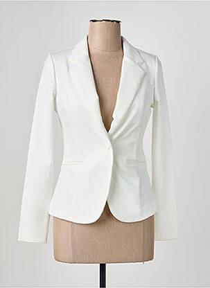 Blazer coupe cintrée blanc ICHI femme