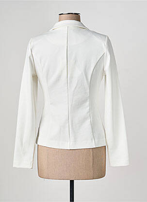 Blazer coupe cintrée blanc ICHI femme