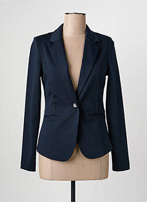 Blazer coupe cintrée bleu fonce ICHI femme