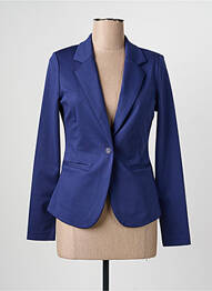 Blazer coupe cintrée bleu clair ICHI femme